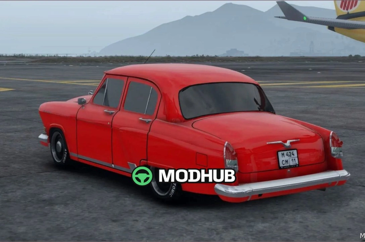 Автомобіль 1965 GAZ 21 Чорна Блискавка для GTA 5