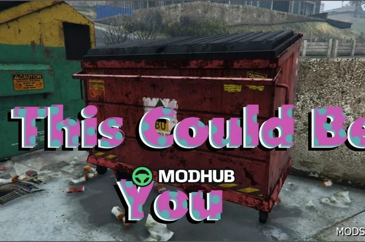 Скрипт мод Hide in Dumpsters для GTA 5
