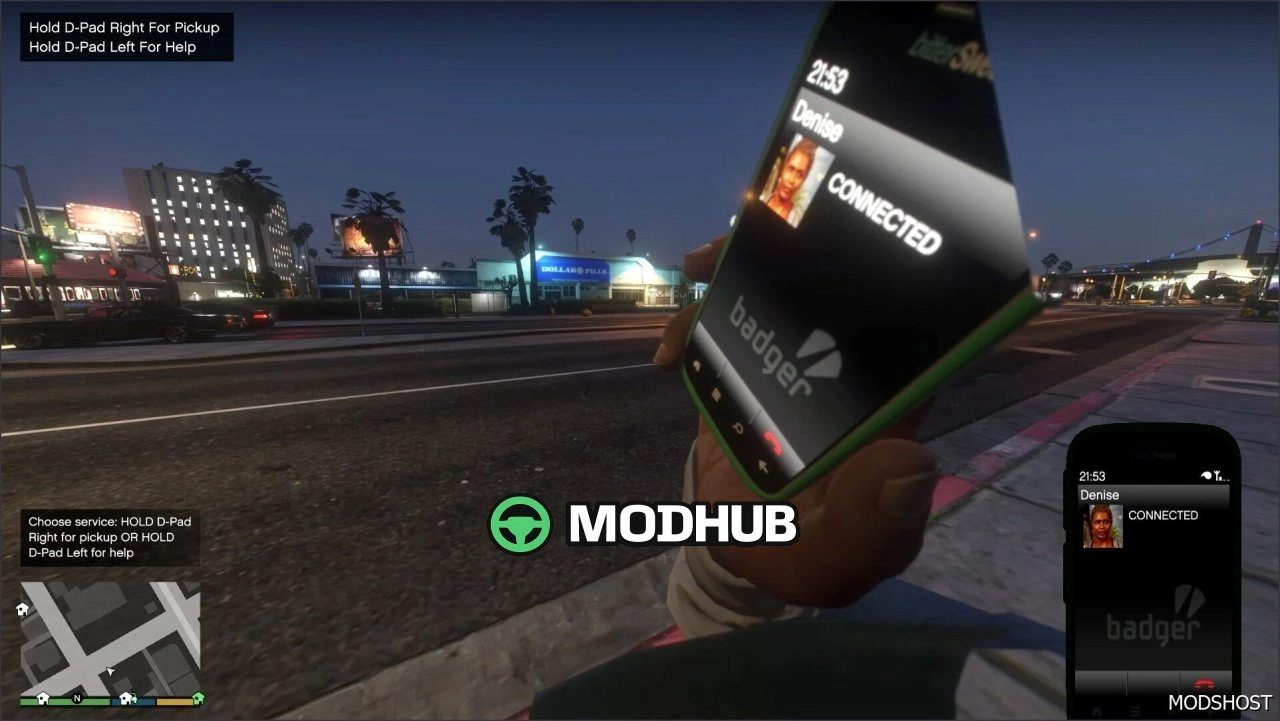 Скрипт мод для GTA 5: Група підтримки феміністки Тітки Деніз