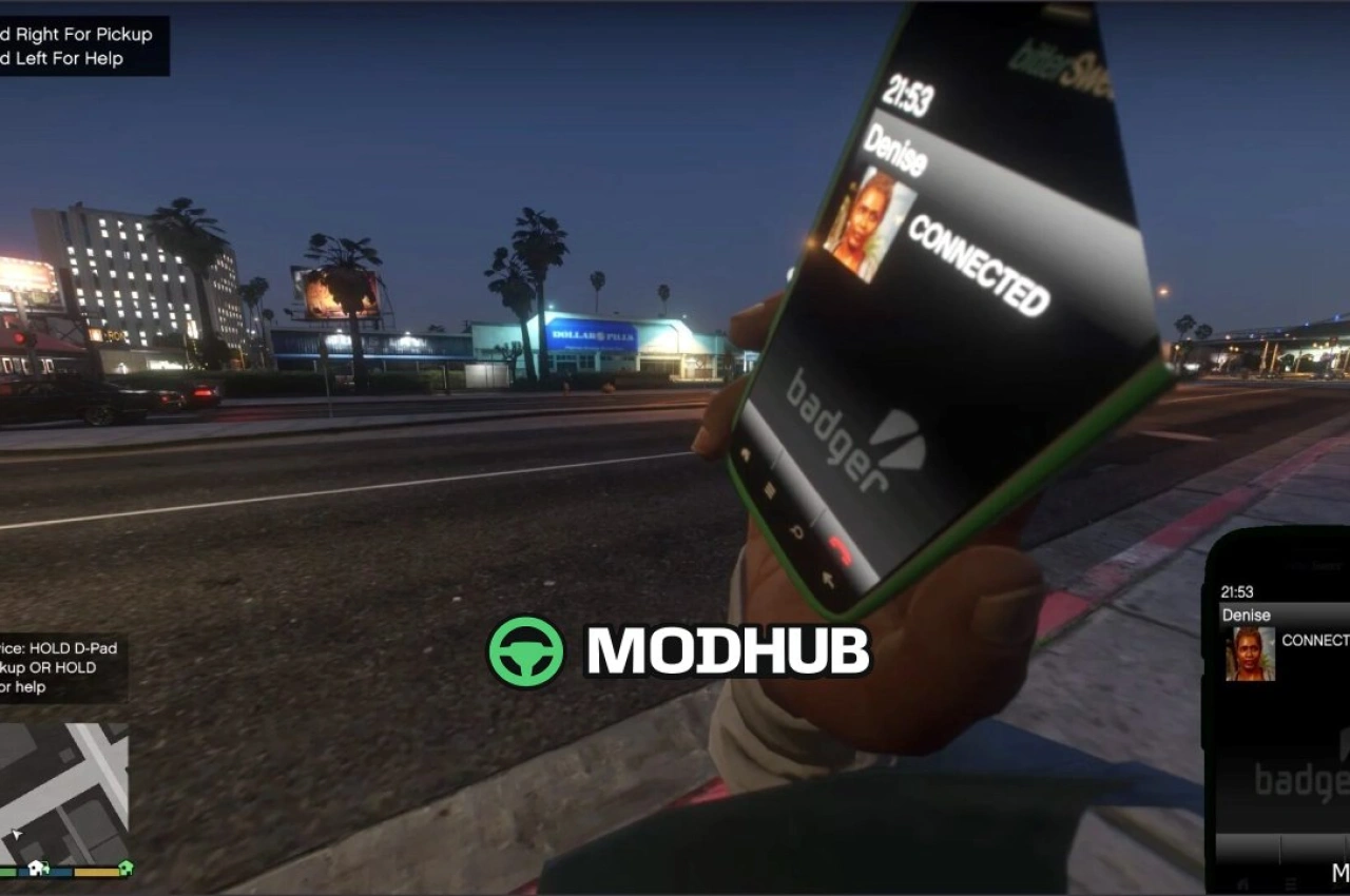 Скрипт мод для GTA 5: Група підтримки феміністки Тітки Деніз