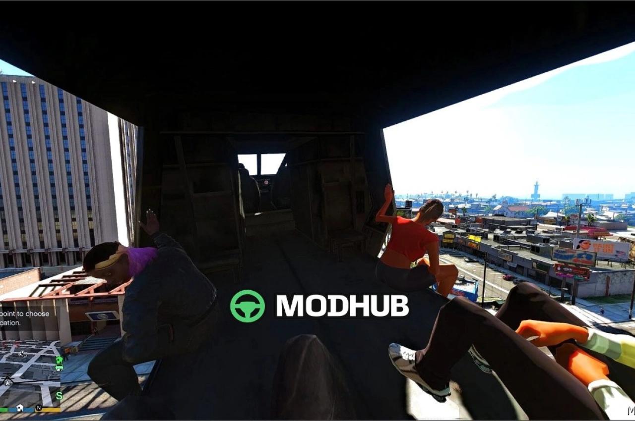 Скрипт мод для GTA 5: Група підтримки феміністки Тітки Деніз