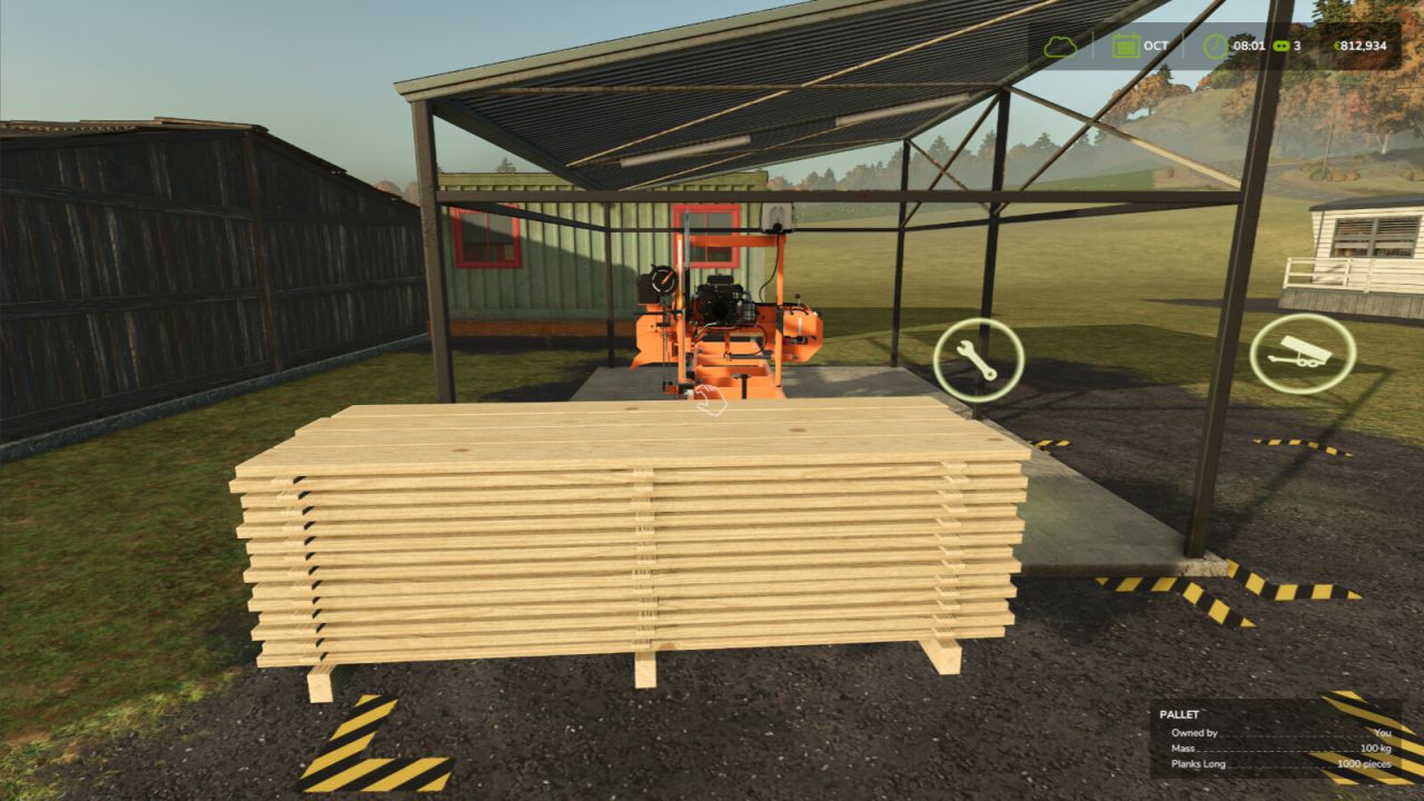 Підіймальні піддони та тюки (по 100 кг) — Liftable Pallets And Bales для Farming Simulator 25