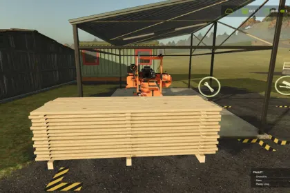 Підіймальні піддони та тюки (по 100 кг) — Liftable Pallets And Bales для Farming Simulator 25 — 3