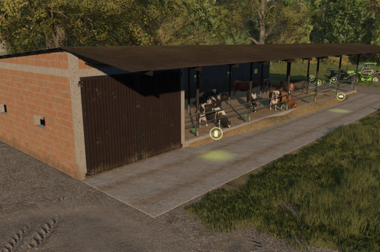 Склад для корів для Farming Simulator 25