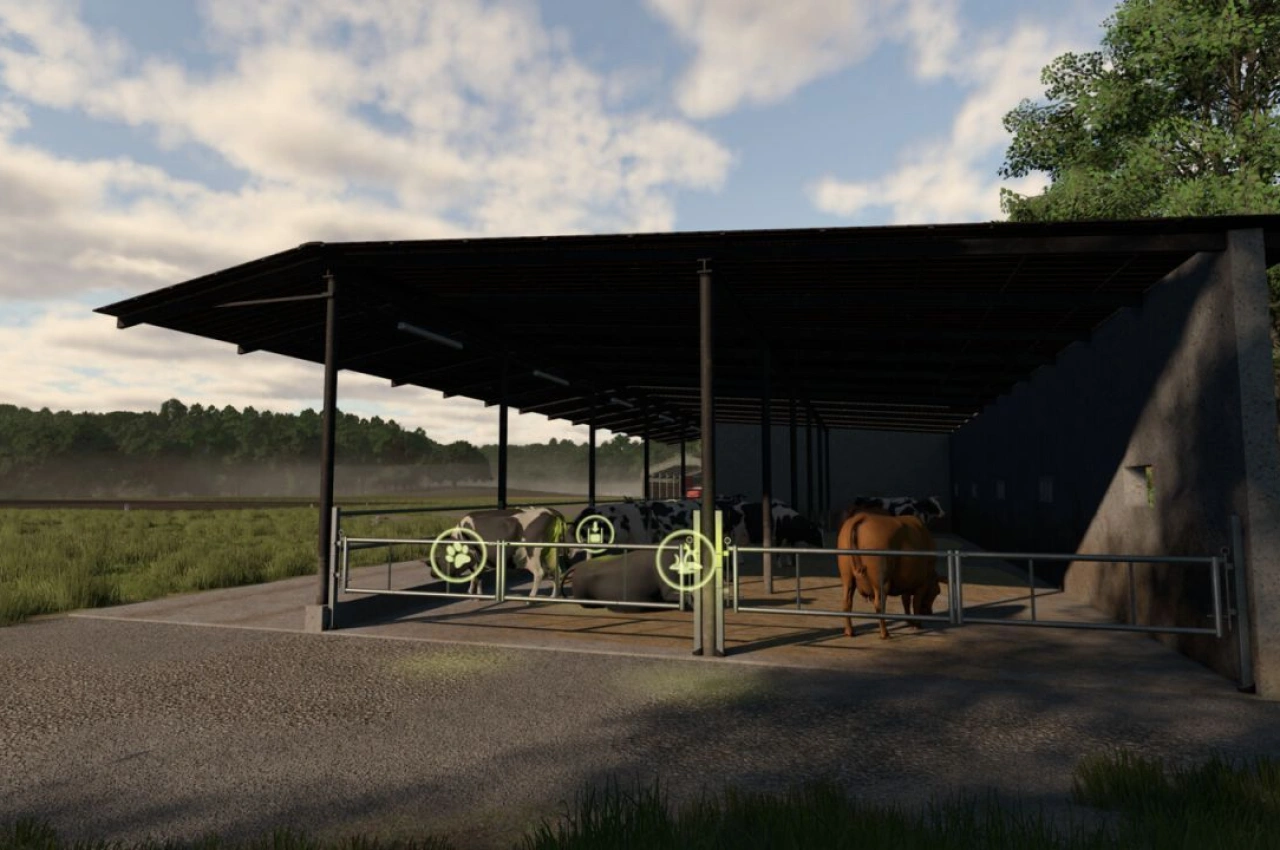 Склад для корів для Farming Simulator 25