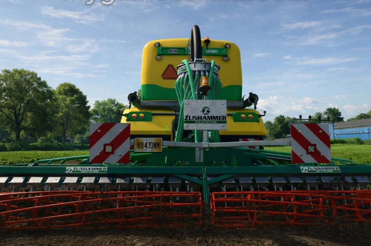 Розкидач рідкого добрива Zunhammer Zunidisc для Farming Simulator 25