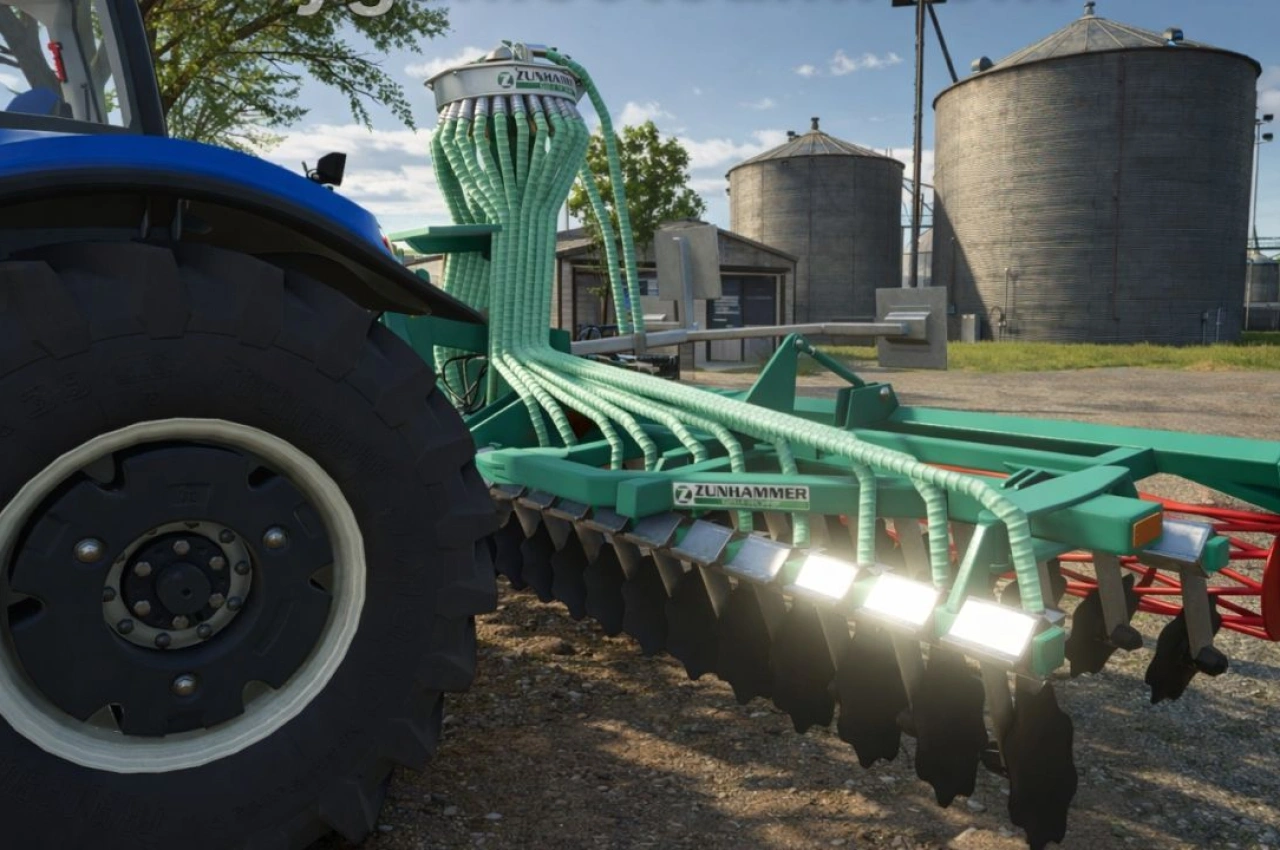 Розкидач рідкого добрива Zunhammer Zunidisc для Farming Simulator 25