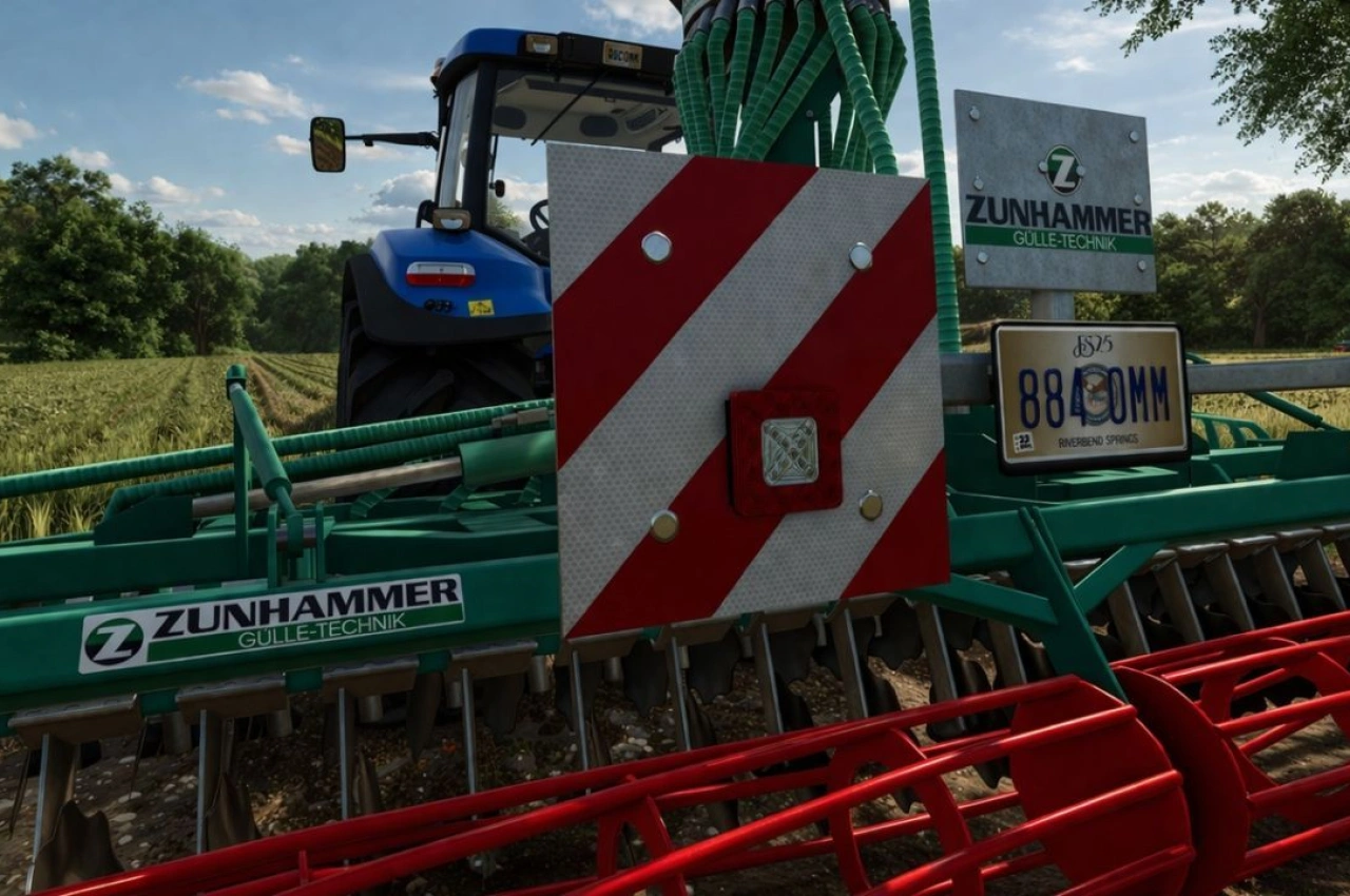 Розкидач рідкого добрива Zunhammer Zunidisc для Farming Simulator 25