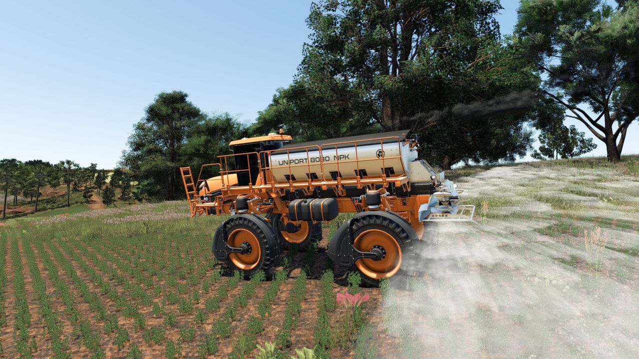 Fertilizer Spreader Jacto Uniport 8030 NPK for Farming Simulator 25