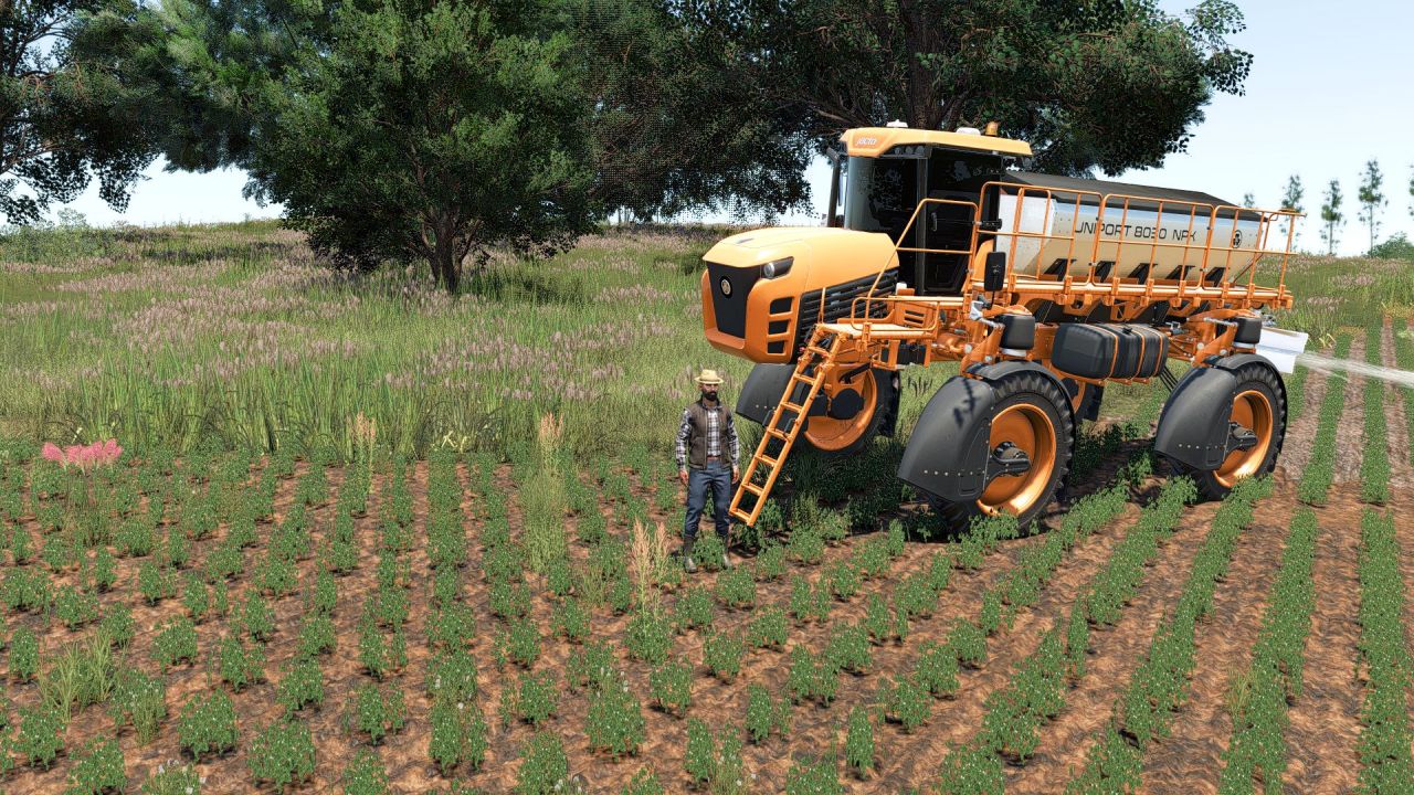 Fertilizer Spreader Jacto Uniport 8030 NPK for Farming Simulator 25