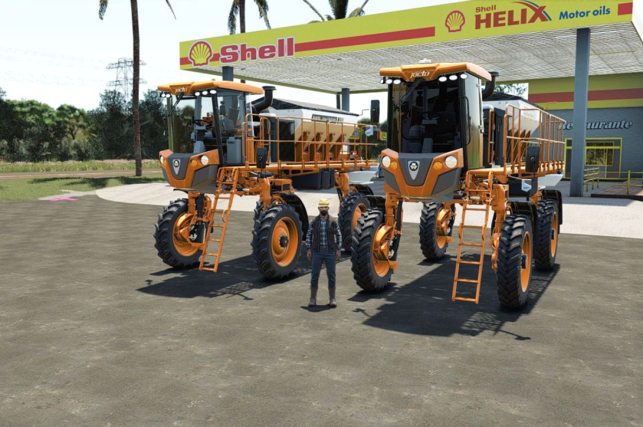 Розкидач добрив Jacto 5030 NPK для Farming Simulator 25