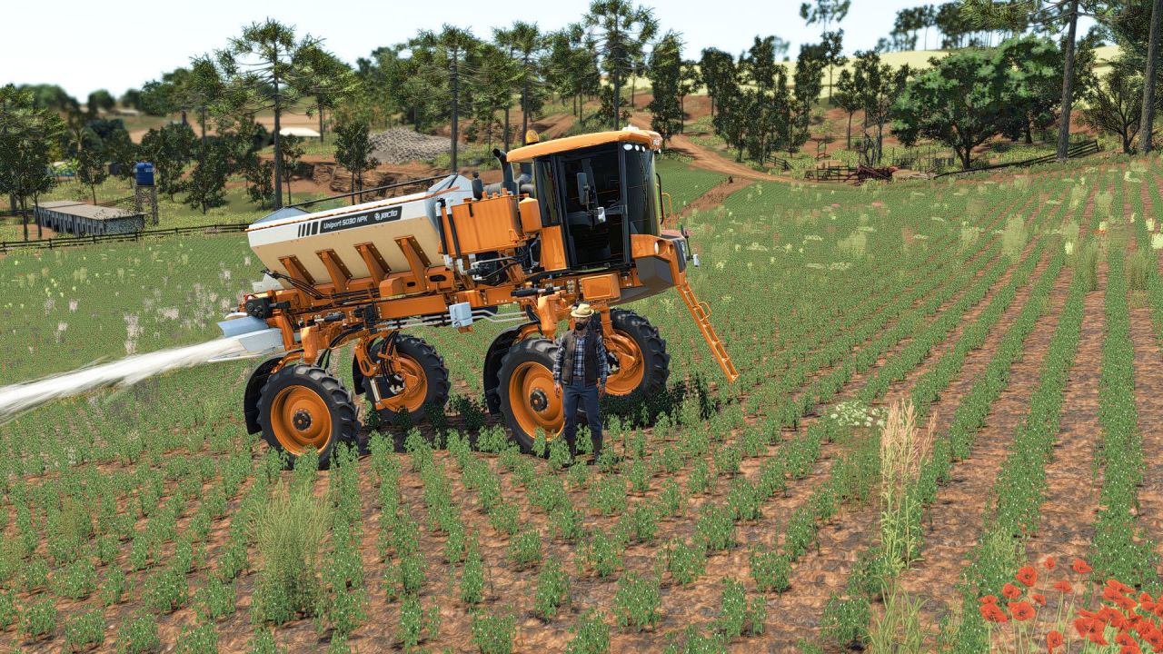 Розкидач добрив Jacto 5030 NPK для Farming Simulator 25