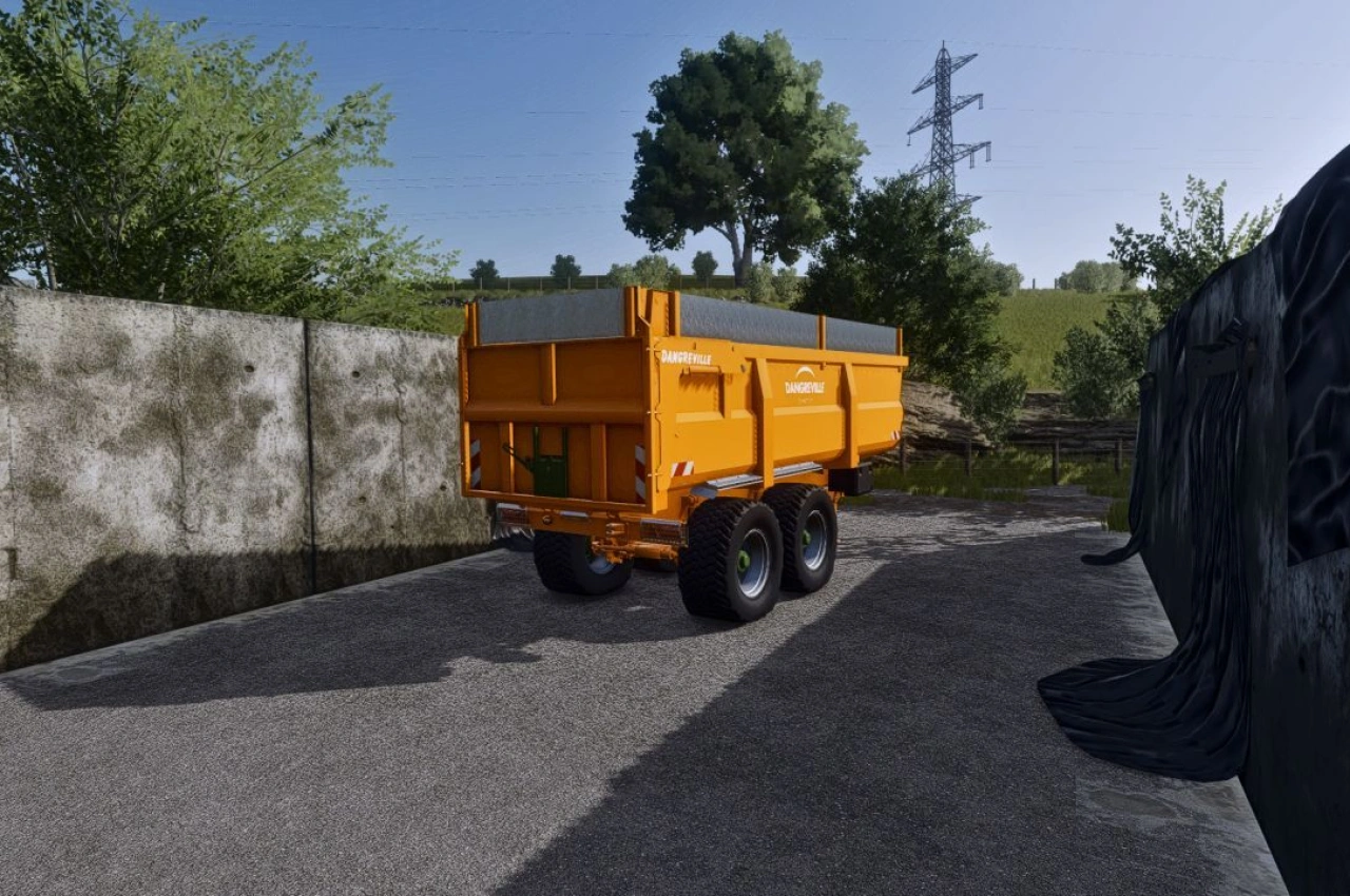 Причіп Dangreville B One 32 для Farming Simulator 25