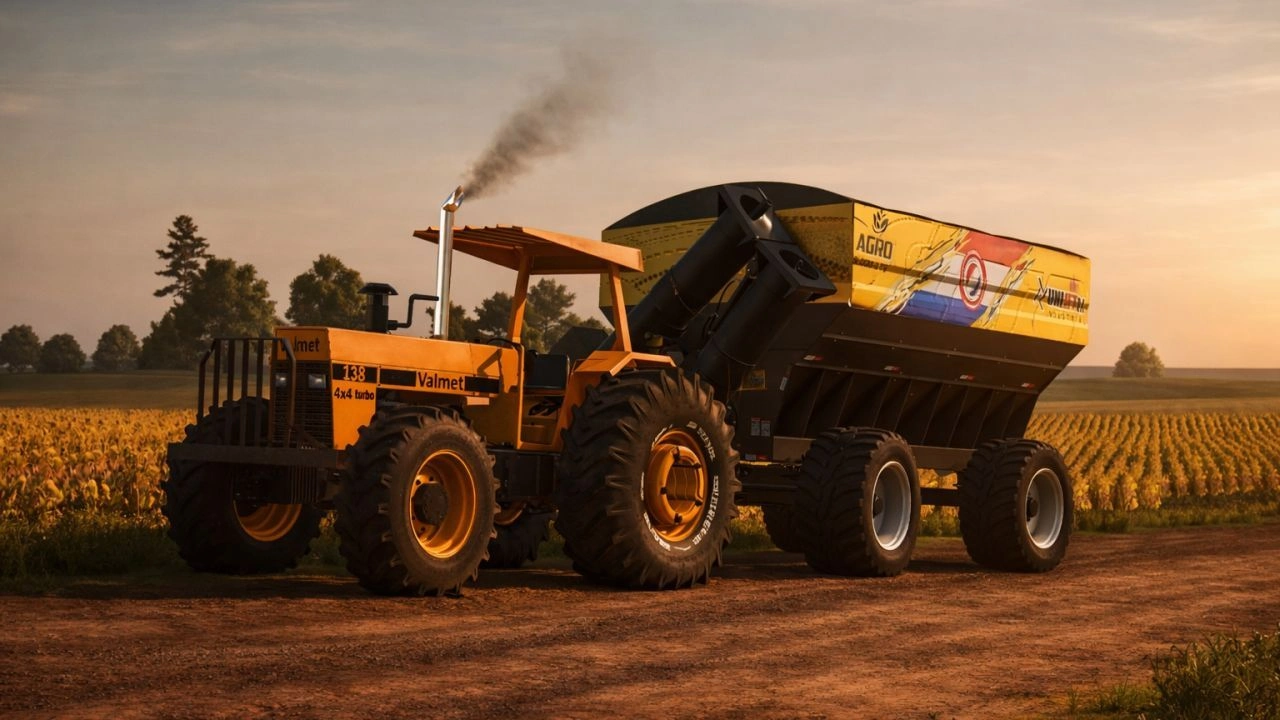 Трактор Valmet 118, 128, 138 для Farming Simulator 25