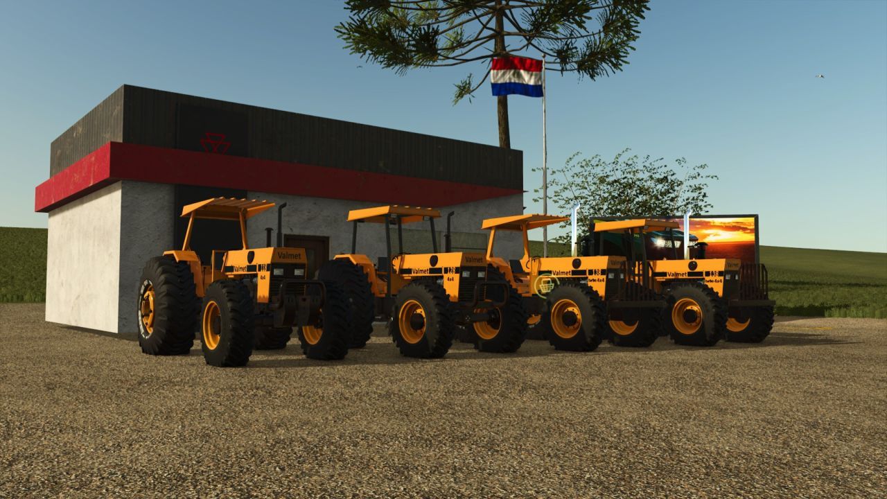 Трактор Valmet 118, 128, 138 для Farming Simulator 25
