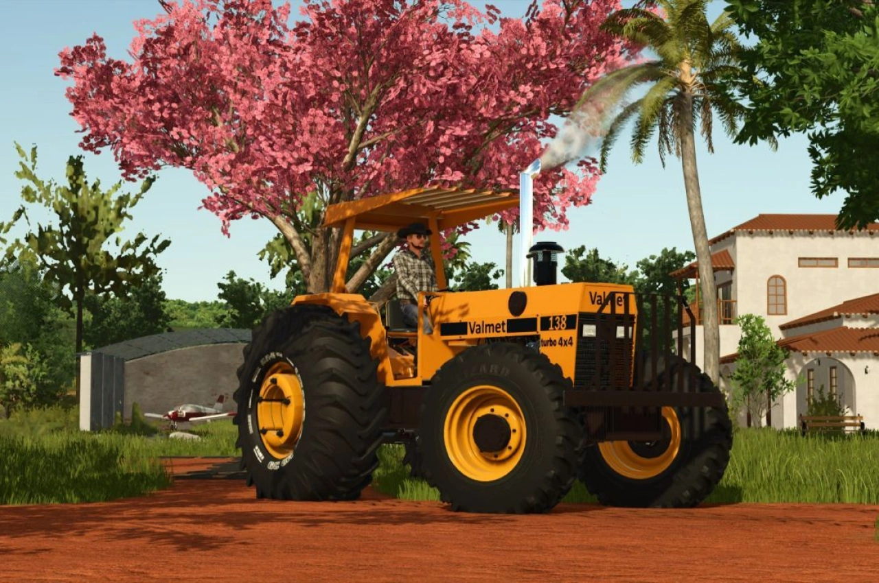 Трактор Valmet 118, 128, 138 для Farming Simulator 25