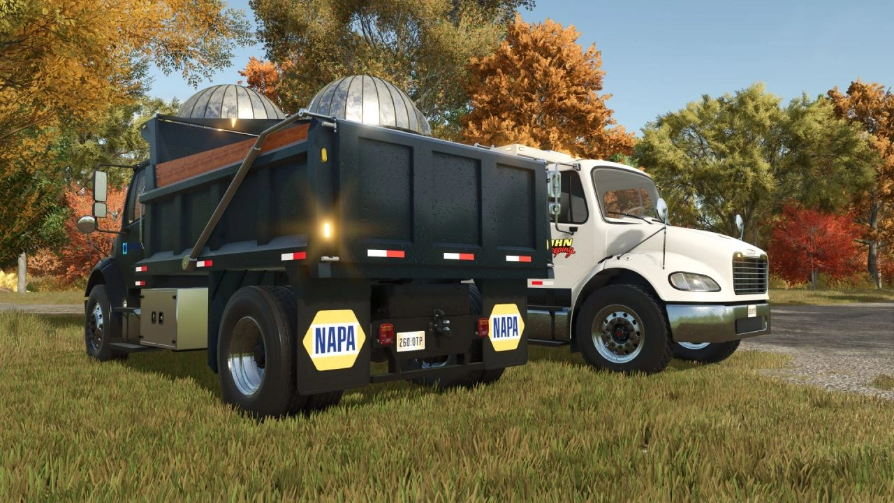 Вантажівка Freightliner M2 Dumper для Farming Simulator 25