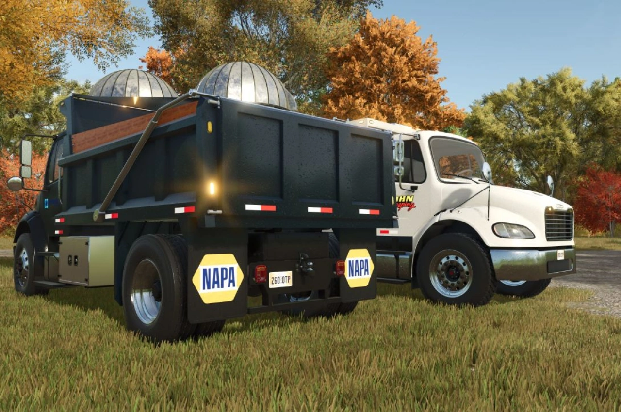 Вантажівка Freightliner M2 Dumper для Farming Simulator 25