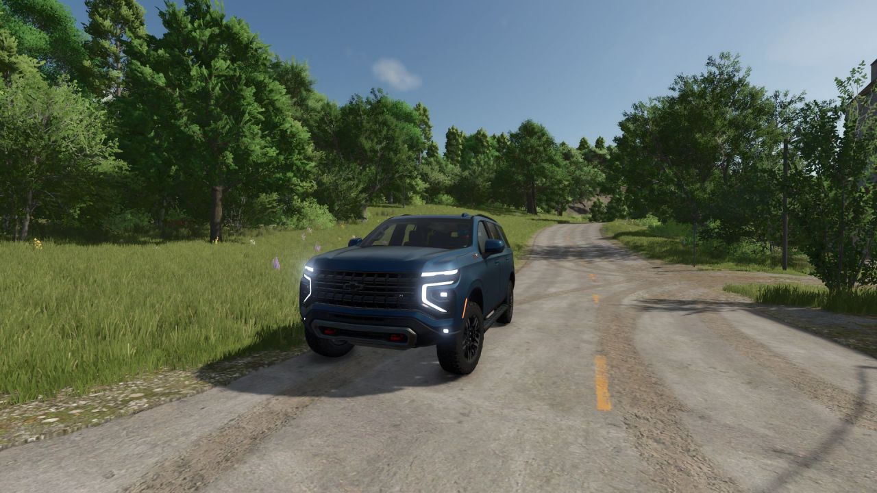 Car Chevrolet Tahoe Z71 2025 for Farming Simulator 25