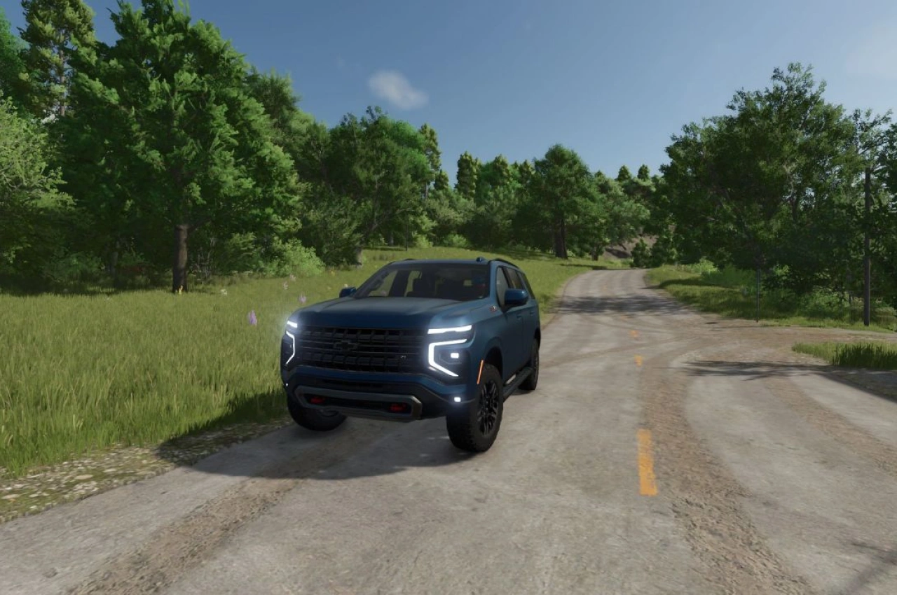 Автомобіль Chevrolet Tahoe Z71 2025 для Farming Simulator 25