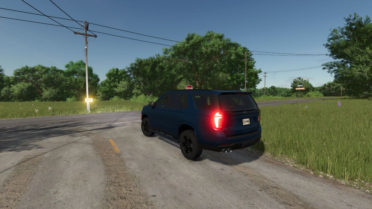 Car Chevrolet Tahoe Z71 2025 for Farming Simulator 25