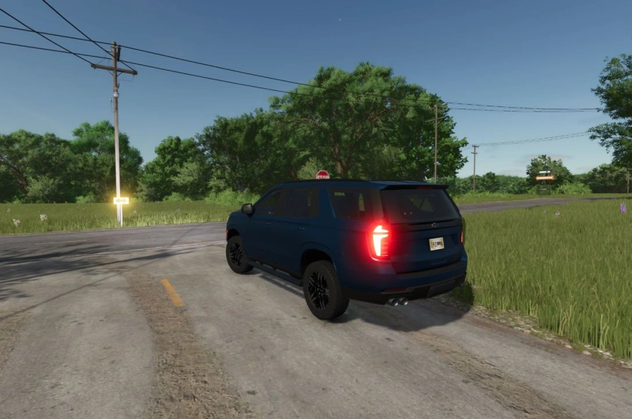 Автомобіль Chevrolet Tahoe Z71 2025 для Farming Simulator 25