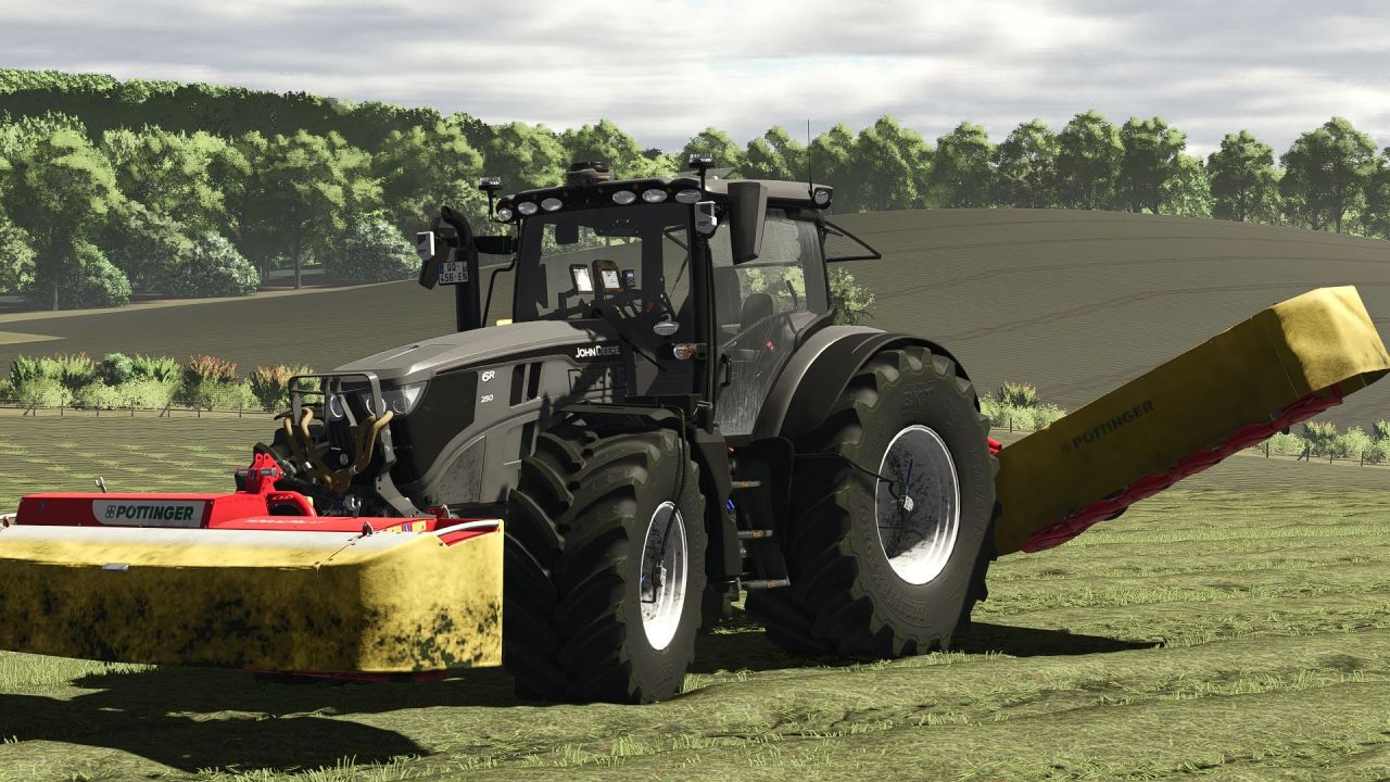 Трактор John Deere 6R Medium+ для Farming Simulator 25