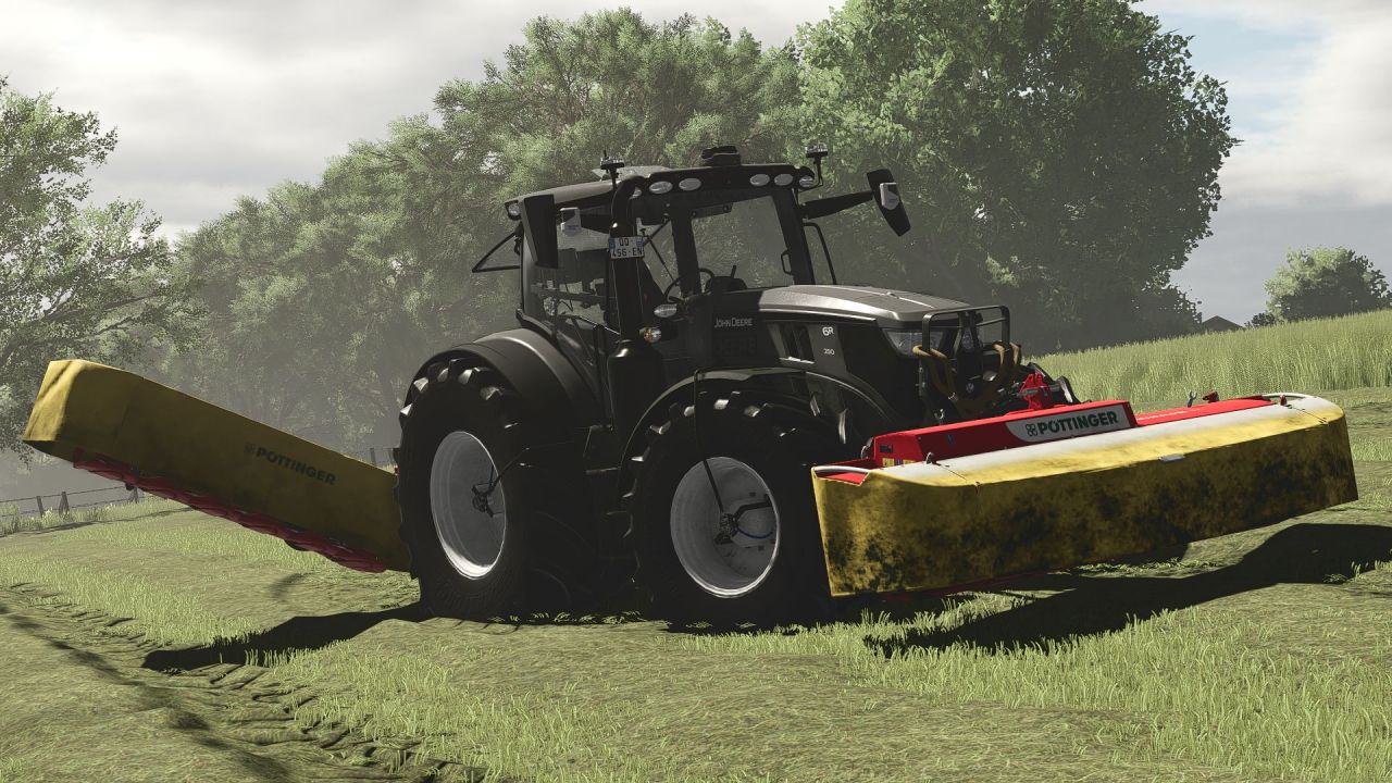 Трактор John Deere 6R Medium+ для Farming Simulator 25