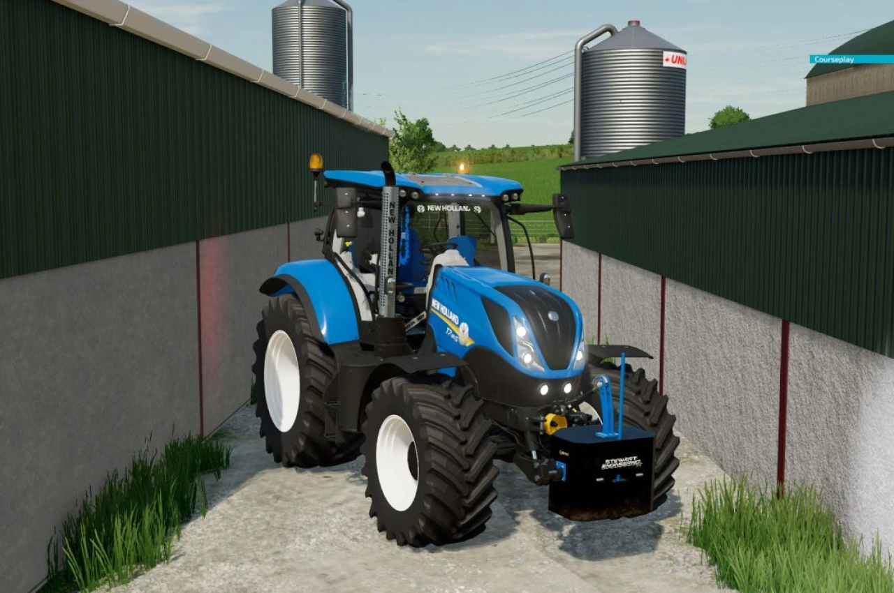 Трактор New Holland T7 SWB Edit для Farming Simulator 22