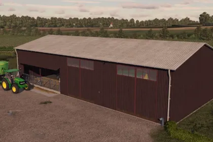 Корівник Hall CowBarn для Farming Simulator 25 — 1