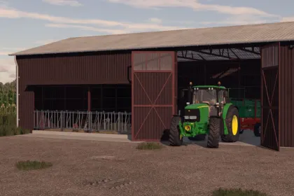 Корівник Hall CowBarn для Farming Simulator 25 — 2