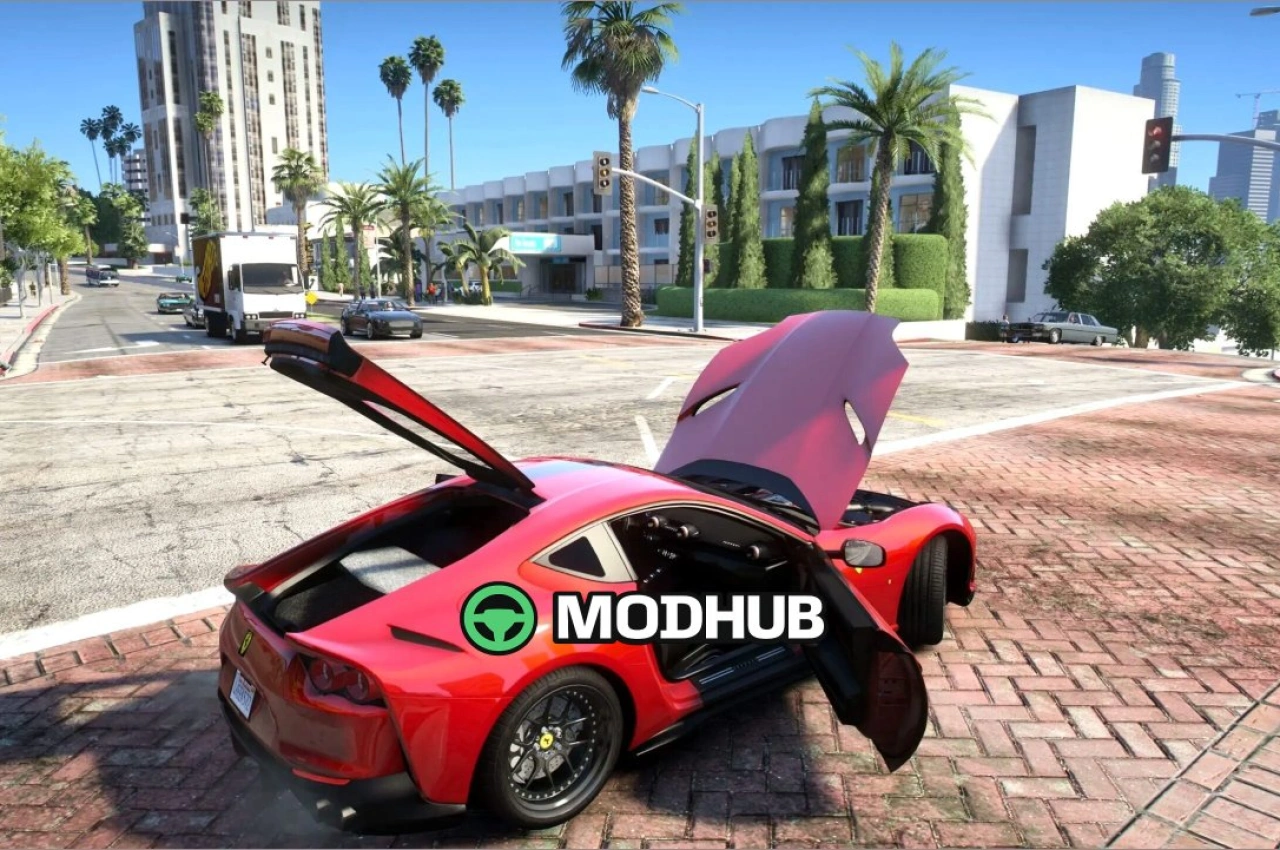 Автомобіль Ferrari 812 Superfast для GTA 5