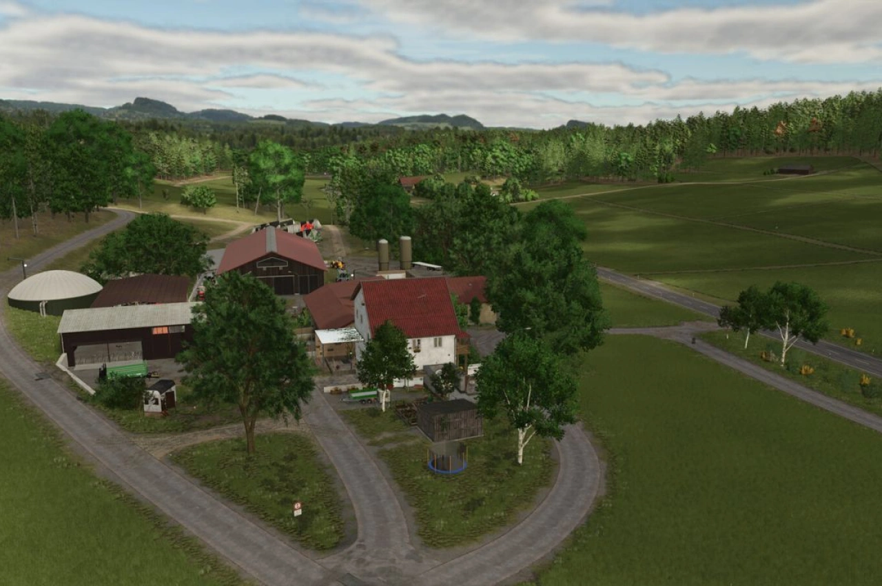 Карта Münsinger Alb для Farming Simulator 25