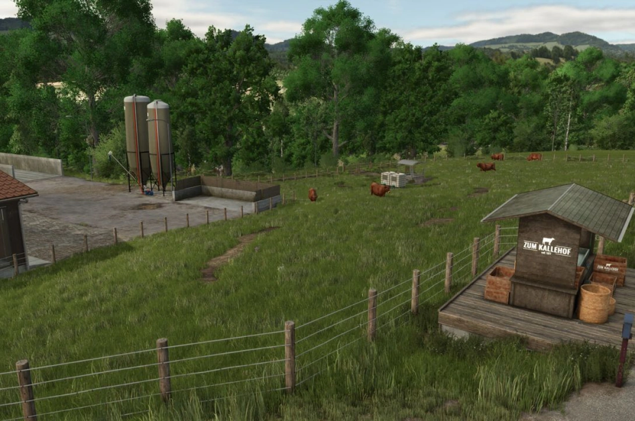 Карта Münsinger Alb для Farming Simulator 25