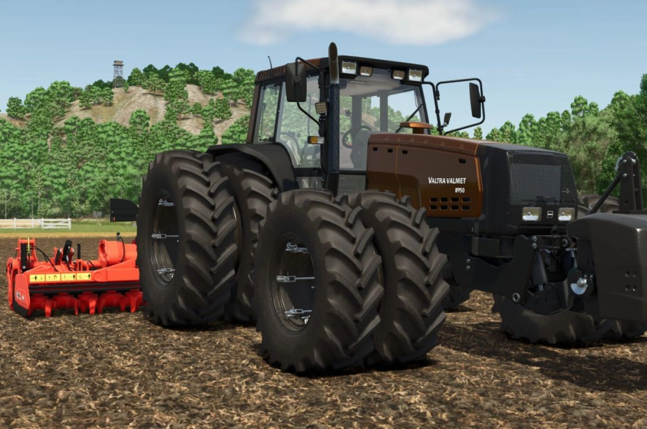 Трактор Valtra Valmet Series 8x50 для Farming Simulator 25