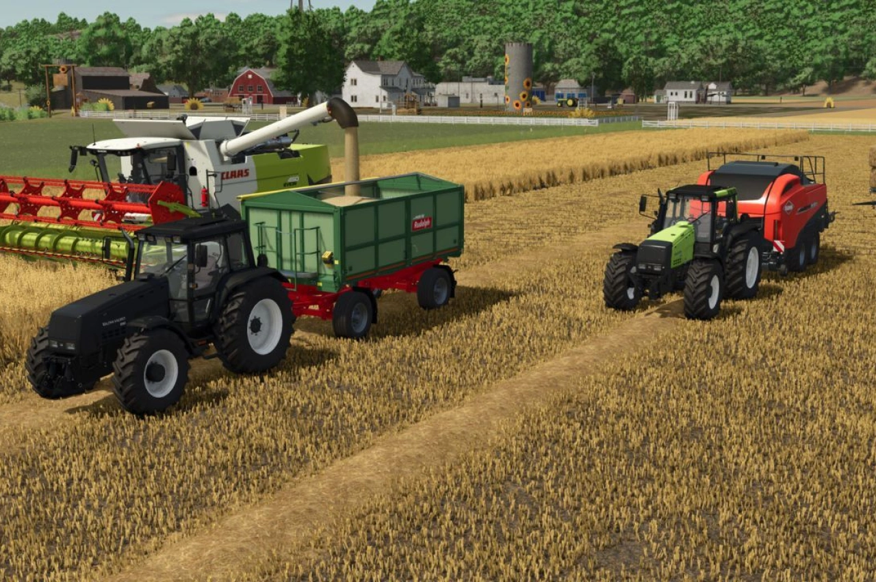 Трактор Valtra Valmet Series 8x50 для Farming Simulator 25