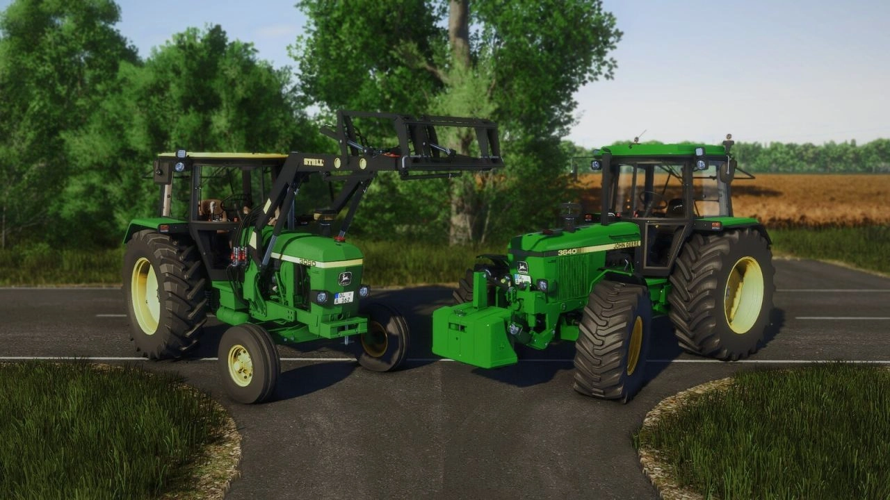 Трактор John Deere 3x40 / 3x50 Series для Farming Simulator 25