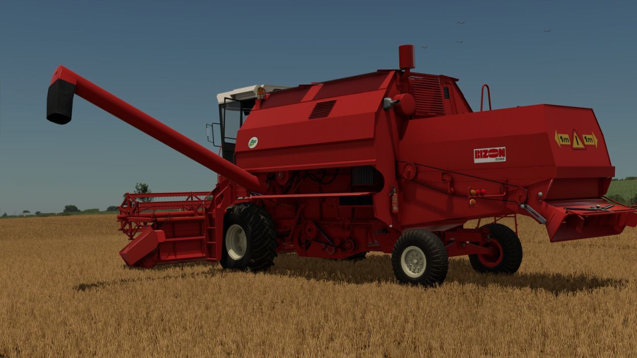 Комбайн FMŻ Bizon Gigant для Farming Simulator 25