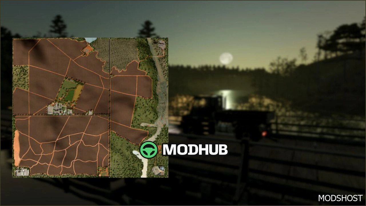 Карта Fazenda Novo Horizonte для Farming Simulator 25