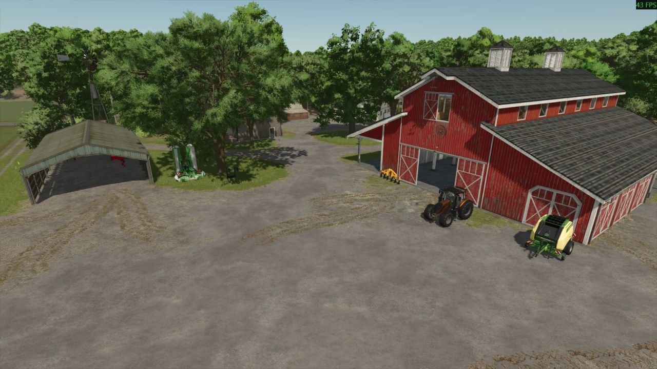Карта Riverbend Spring - No Fields для Farming Simulator 25