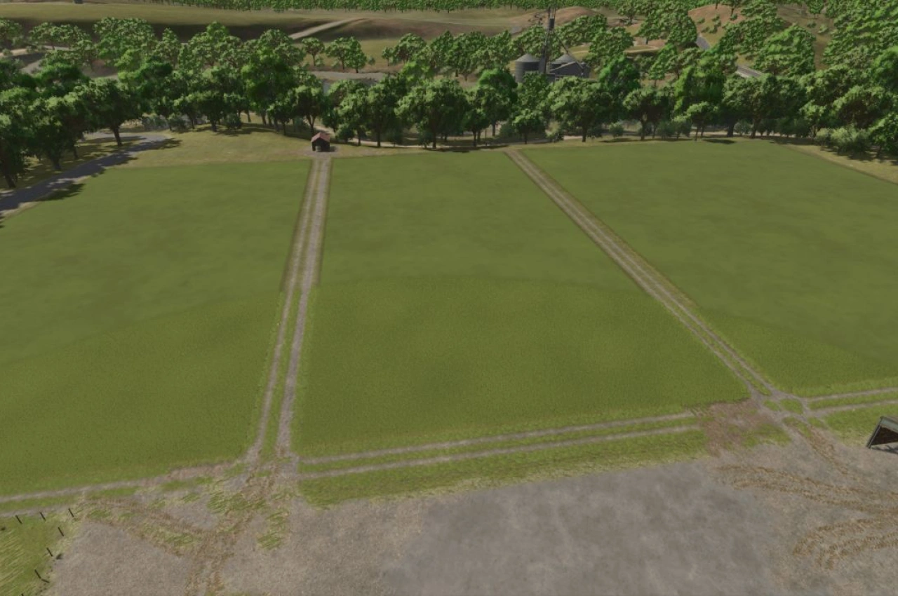 Карта Riverbend Spring - No Fields для Farming Simulator 25