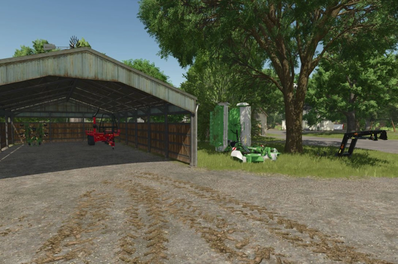 Карта Riverbend Spring - No Fields для Farming Simulator 25