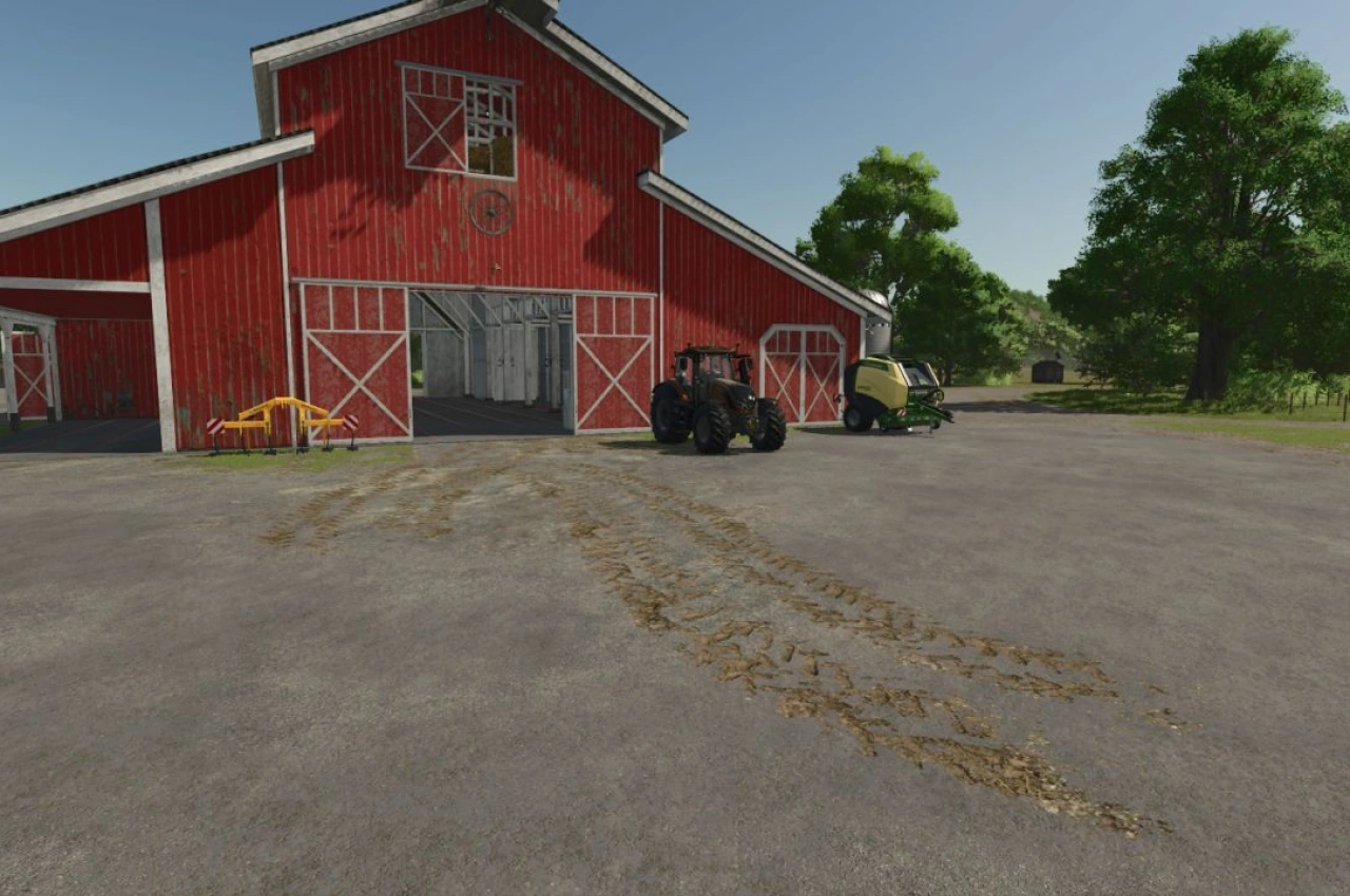 Карта Riverbend Spring - No Fields для Farming Simulator 25