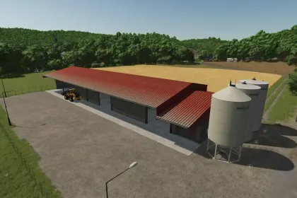 Мод на зерновий ангар для Farming Simulator 25