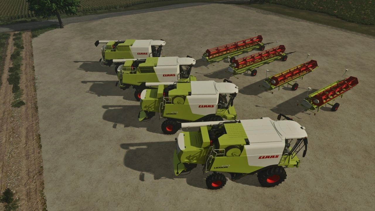 Комбайн CLAAS Lexion 600-700 Series для Farming Simulator 25