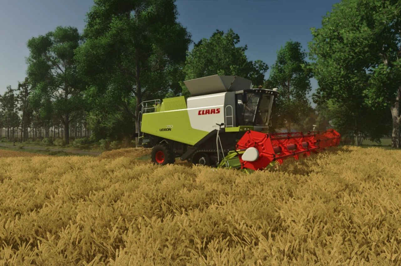 Комбайн CLAAS Lexion 600-700 Series для Farming Simulator 25