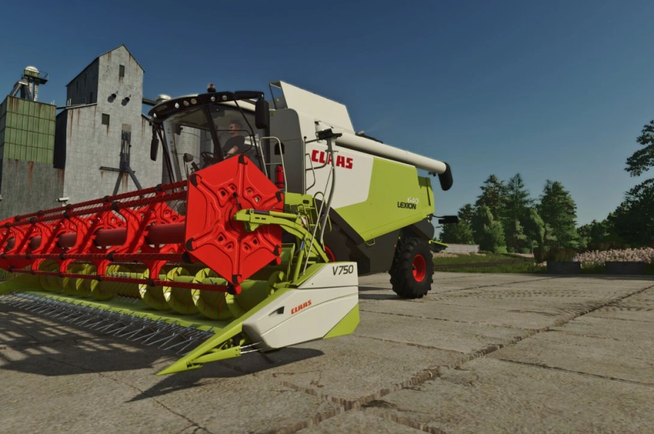 Комбайн CLAAS Lexion 600-700 Series для Farming Simulator 25