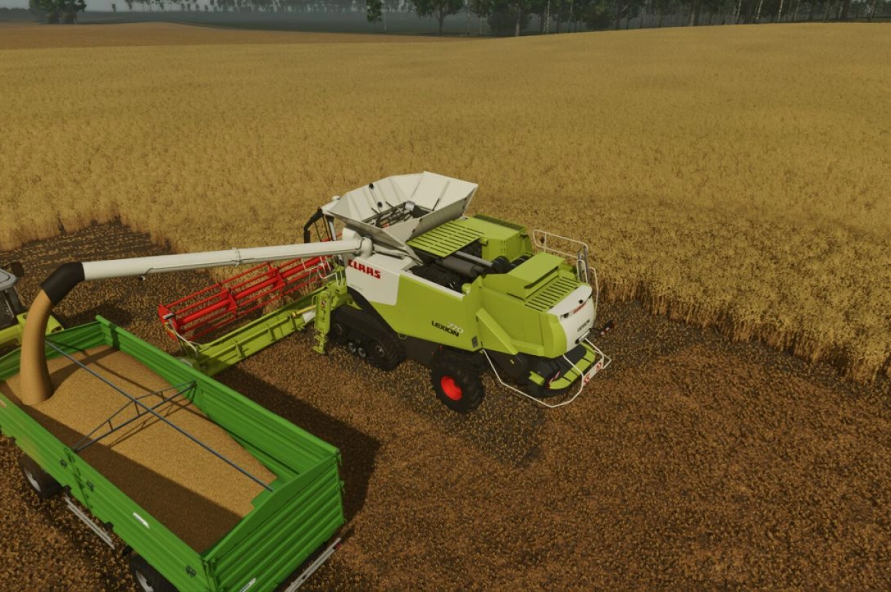 Комбайн CLAAS Lexion 600-700 Series для Farming Simulator 25