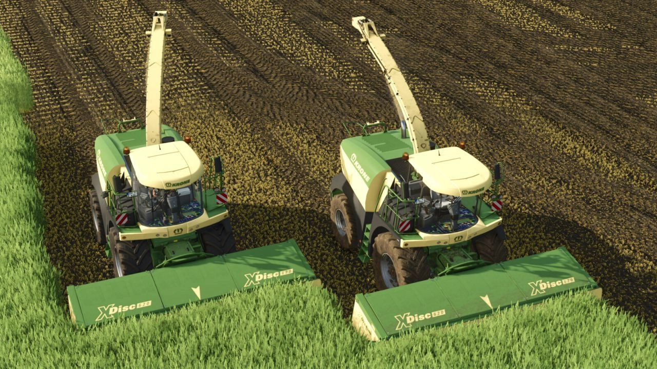 Комбайн Krone Big X 480-630 для Farming Simulator 25