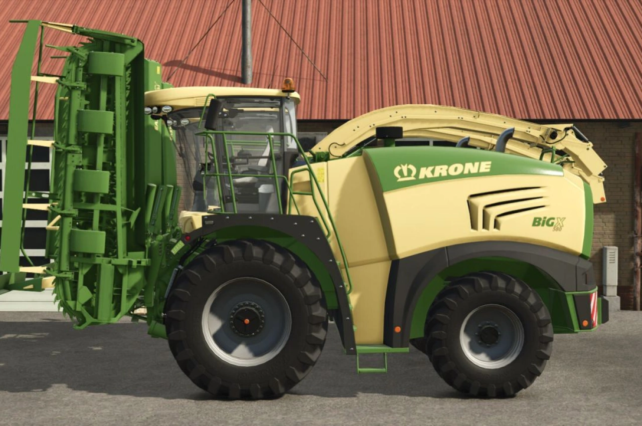 Комбайн Krone Big X 480-630 для Farming Simulator 25